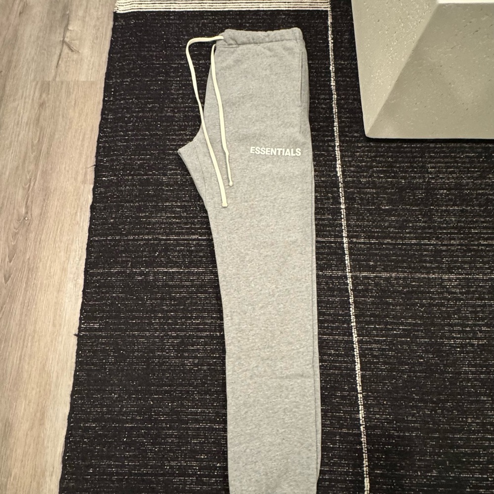 FEAR OF GOD Essentials Heather Gray Joggers